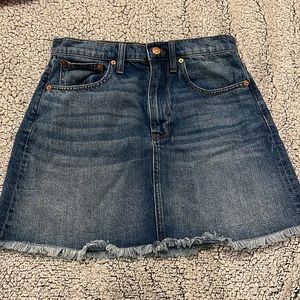 MADEWELL denim skirt NEVER WORN